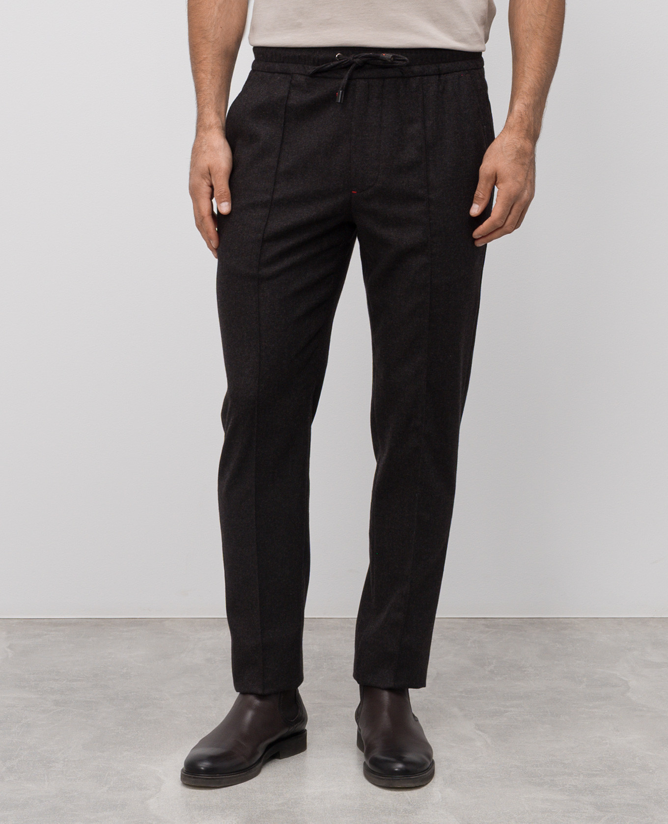 

Brown wool and cashmere pants ISAIA