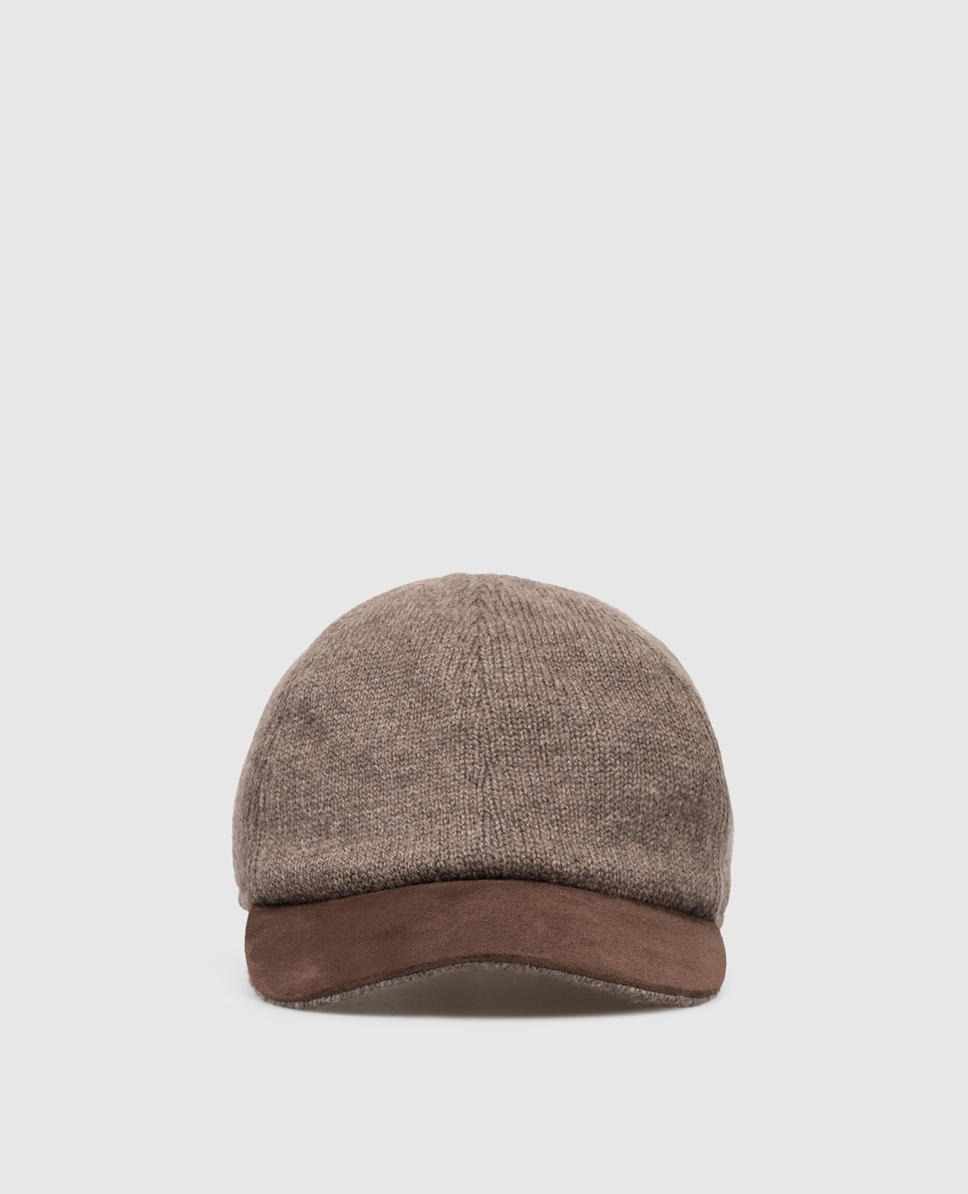 

Brown cashmere cap Doriani Cashmere
