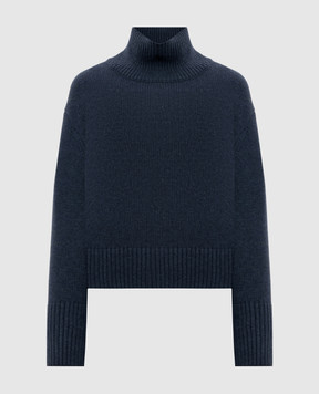 LISA YANG Blue Fleur cashmere sweater 2022098