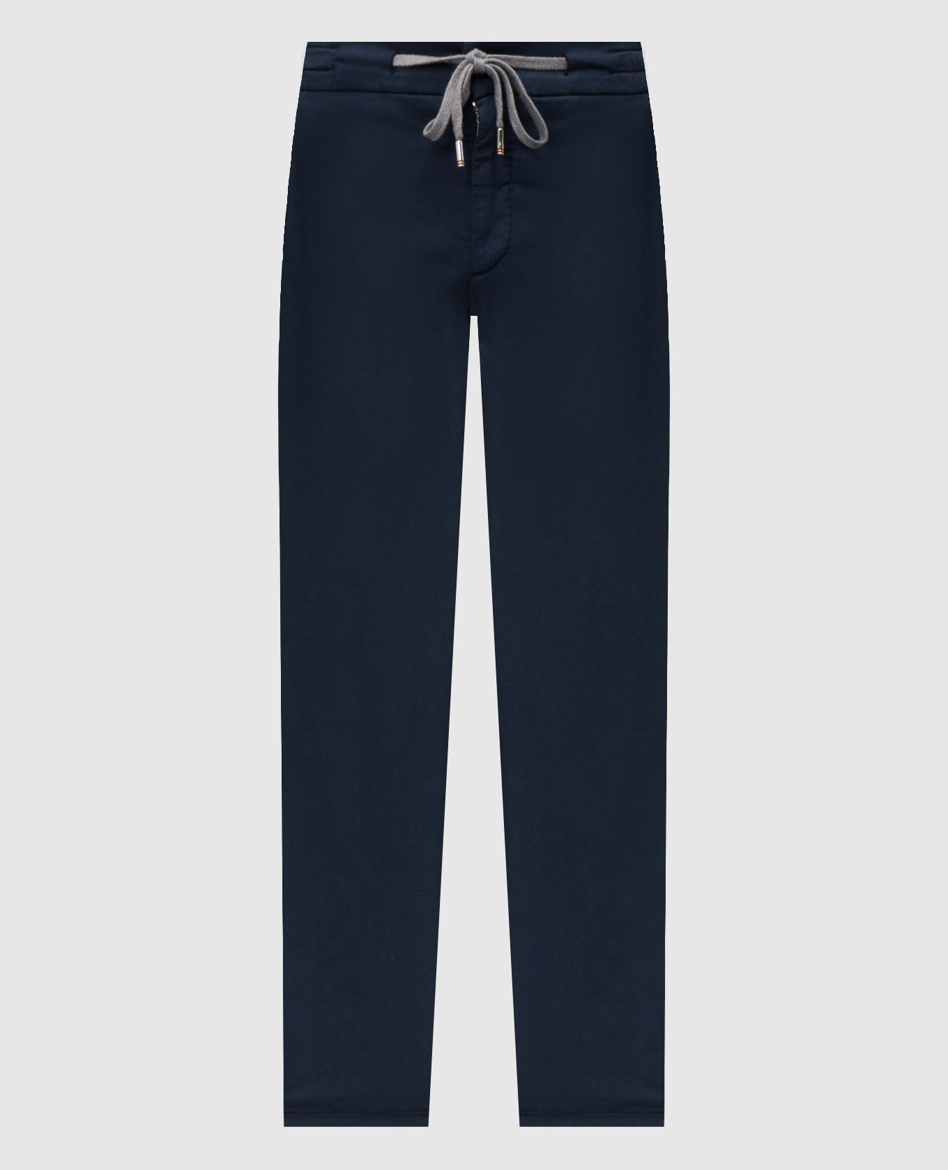 Blue silk pants Marco Pescarolo