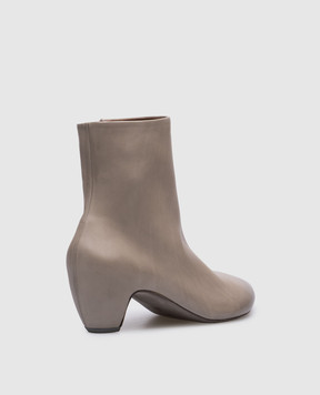 Marsell Stonda Tronchetto gray leather ankle boots MW8390091