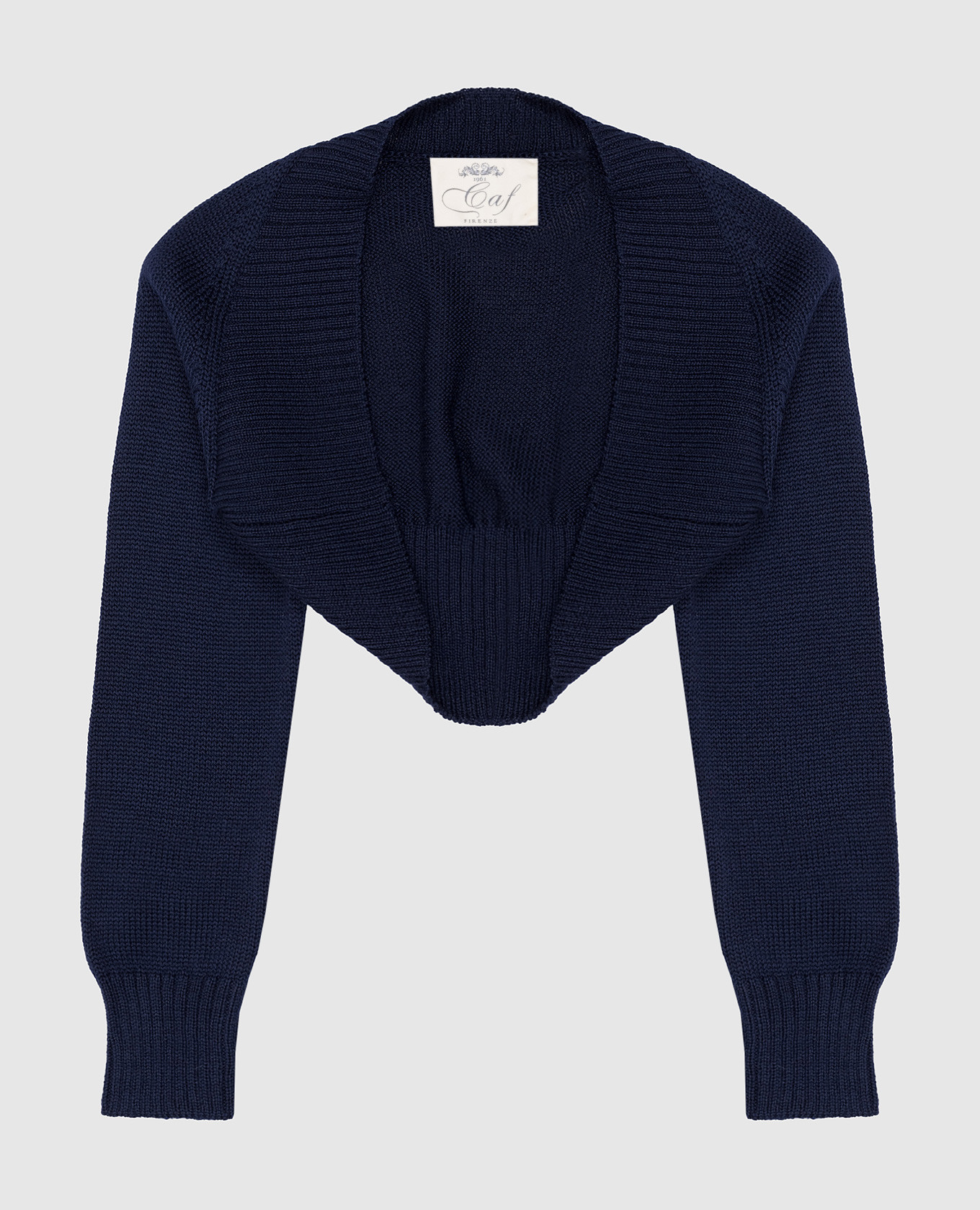 Children's blue bolero made of wool