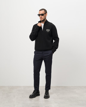 Dolce&Gabbana Blue wool chinos GW13ETFU21Q