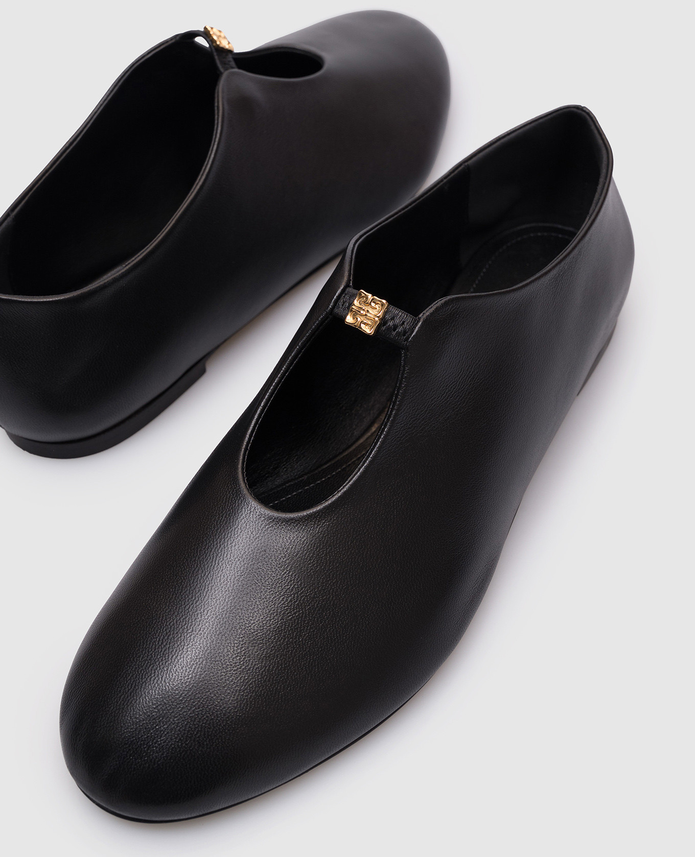 

Black leather ballet flats 4G Liquid Givenchy