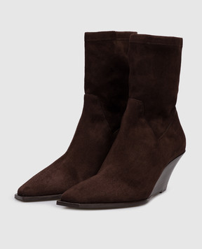 Jimmy Choo Haley brown suede ankle boots HADLEYAB60SUE