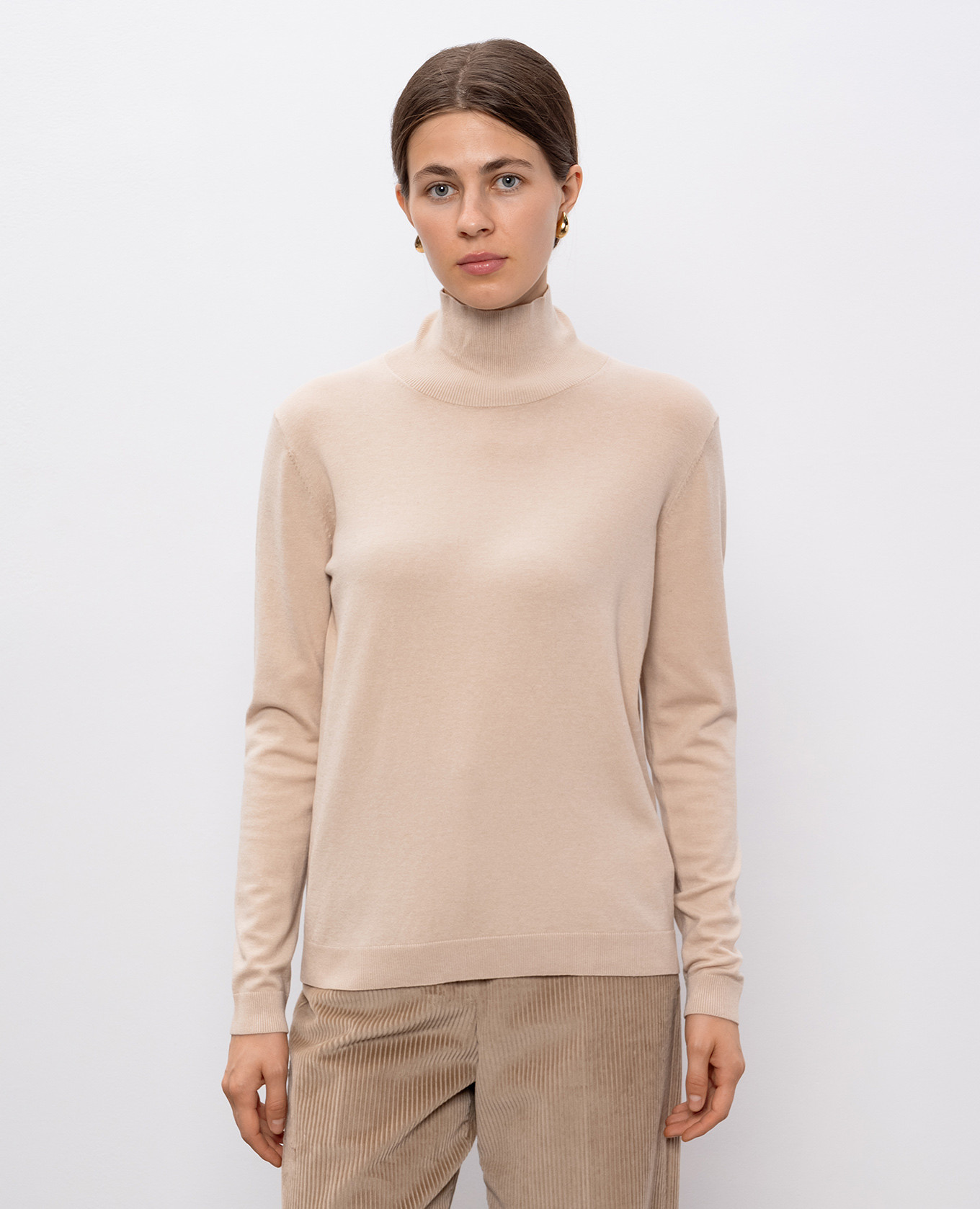 

Beige KIKU golf with silk and wool Max Mara Weekend