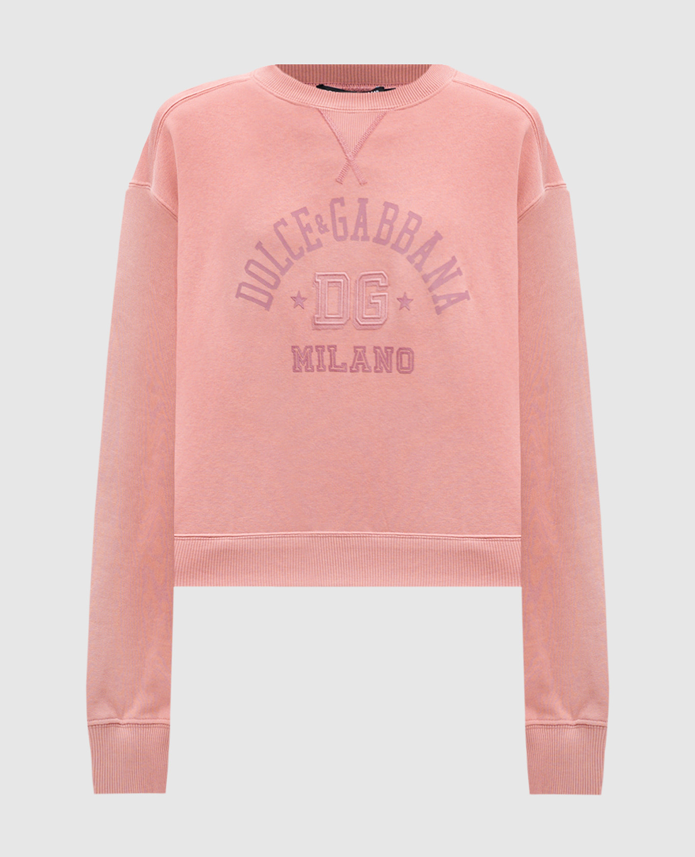 

Pink sweatshirt with logo Dolce&Gabbana