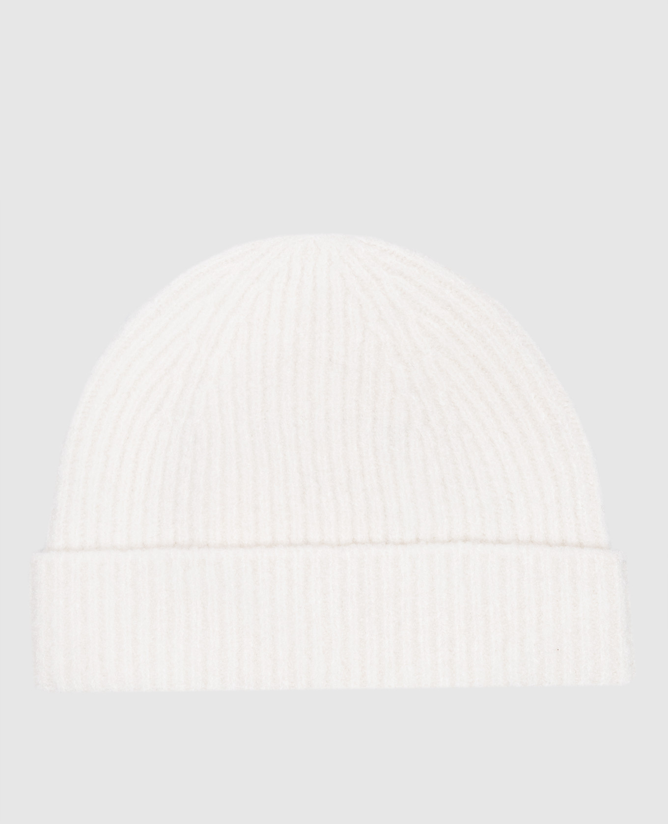 

White Cashmere Beanie Boucle LISA YANG