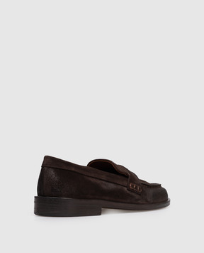 Marsell Brown suede Mocasso loafers MW8650P024