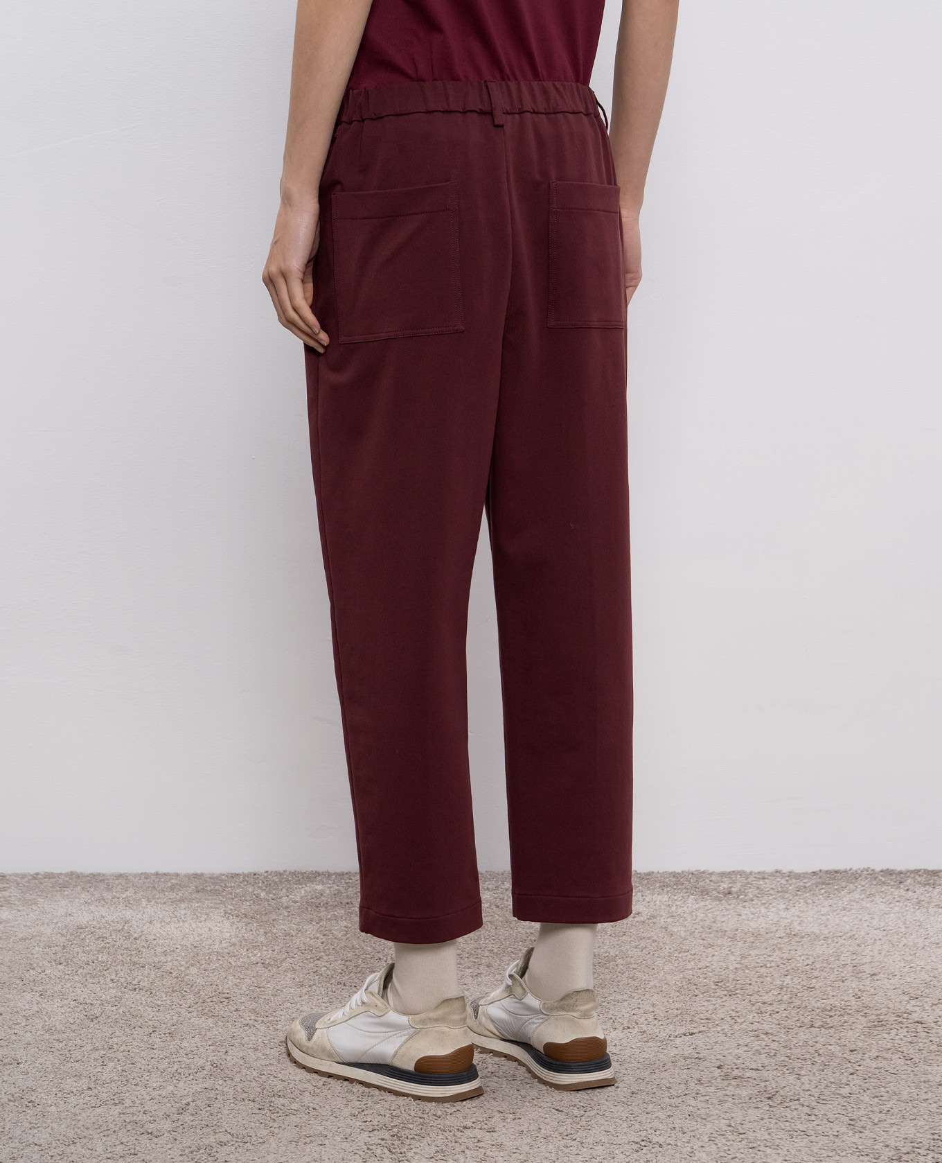 

Burgundy pants Brunello Cucinelli