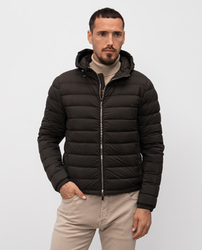 MooRER Khaki down jacket CATALDI CATALDIS3