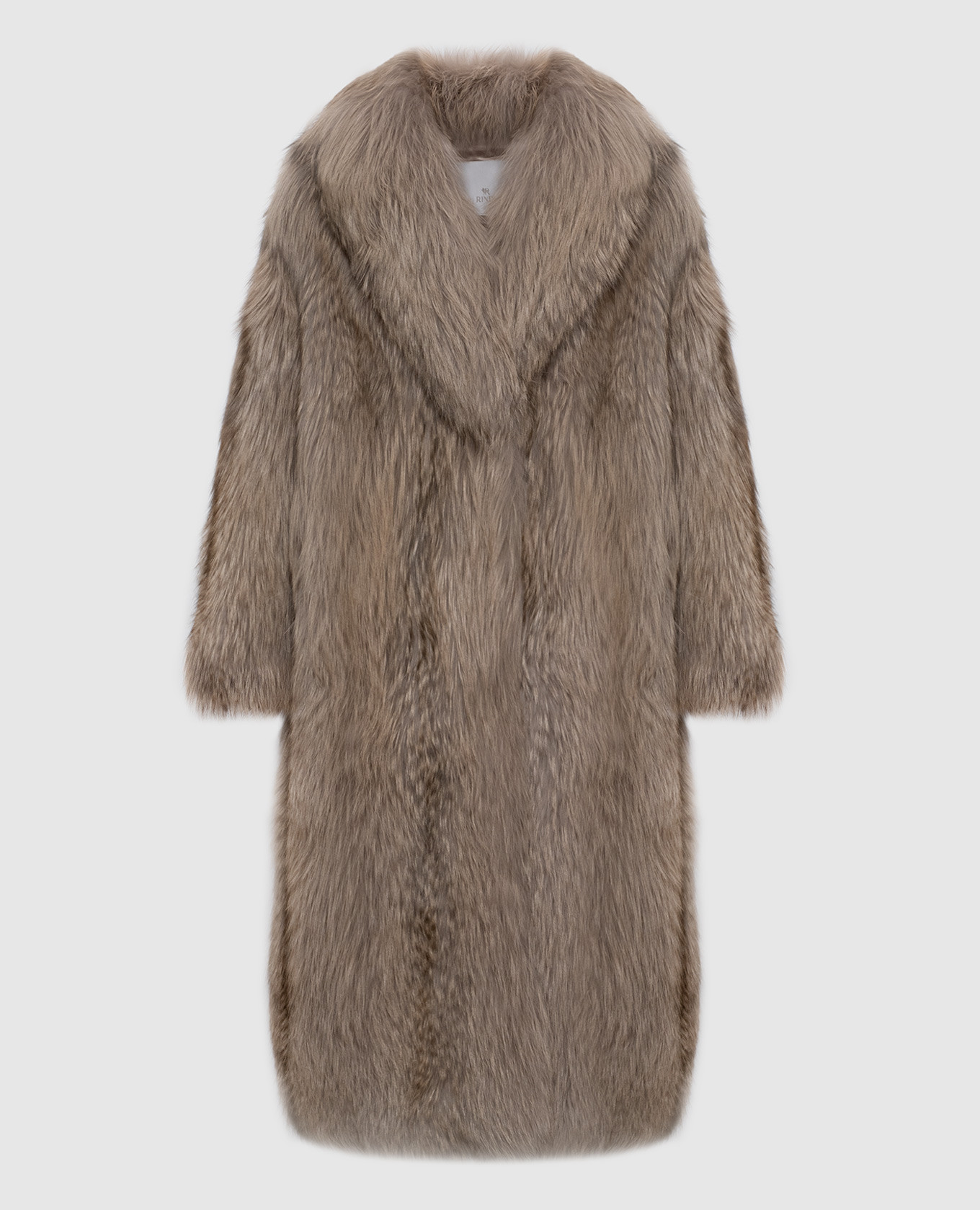 

Brown fox fur coat Rindi