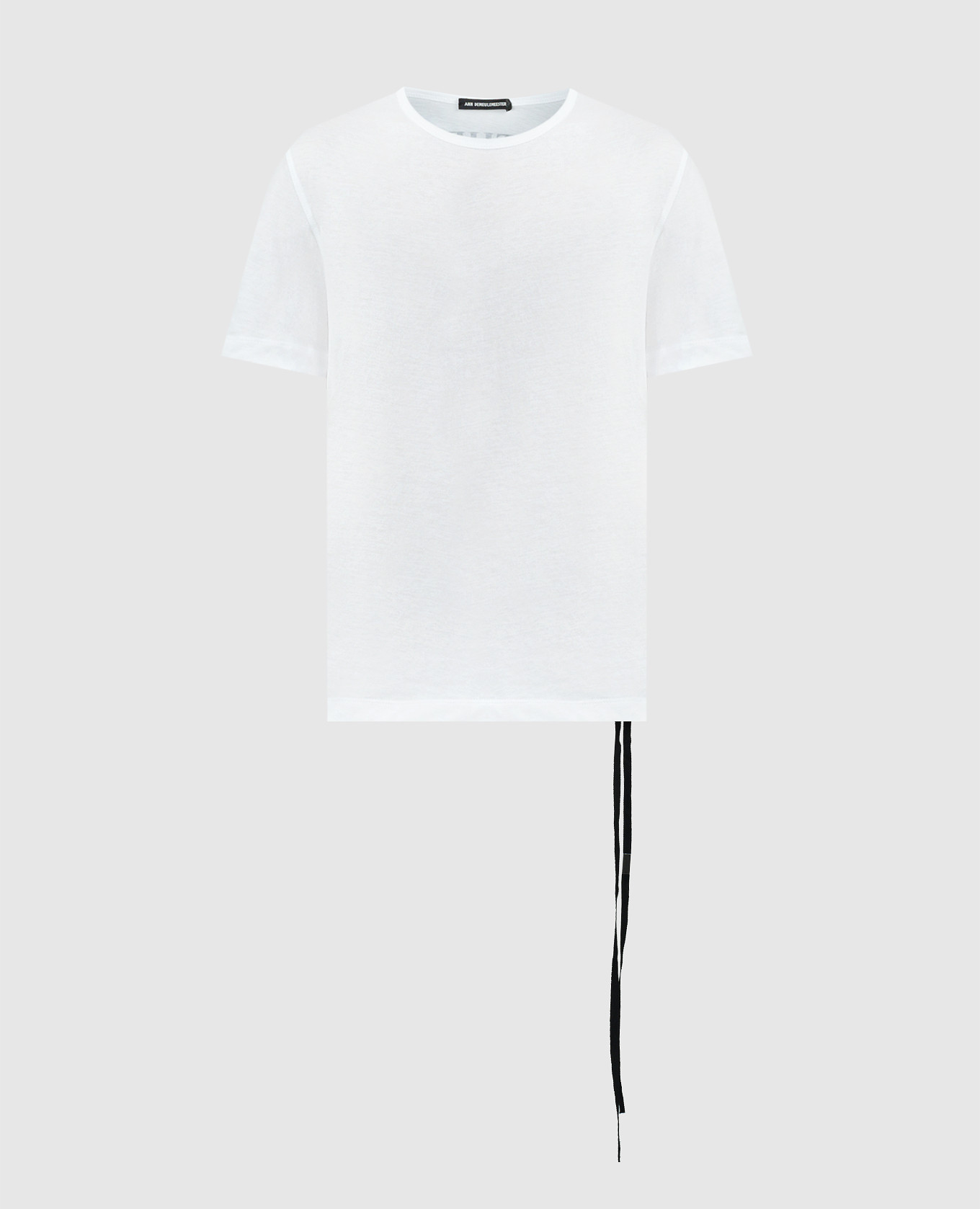 

White Fanie t-shirt with an inscription print Ann Demeulemeester