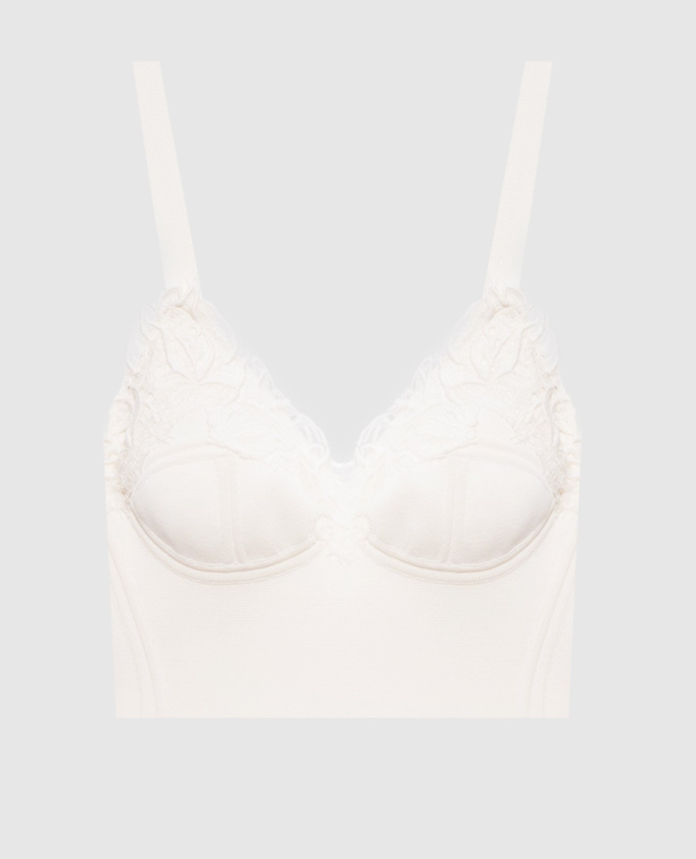 

White top with lace Ermanno Scervino