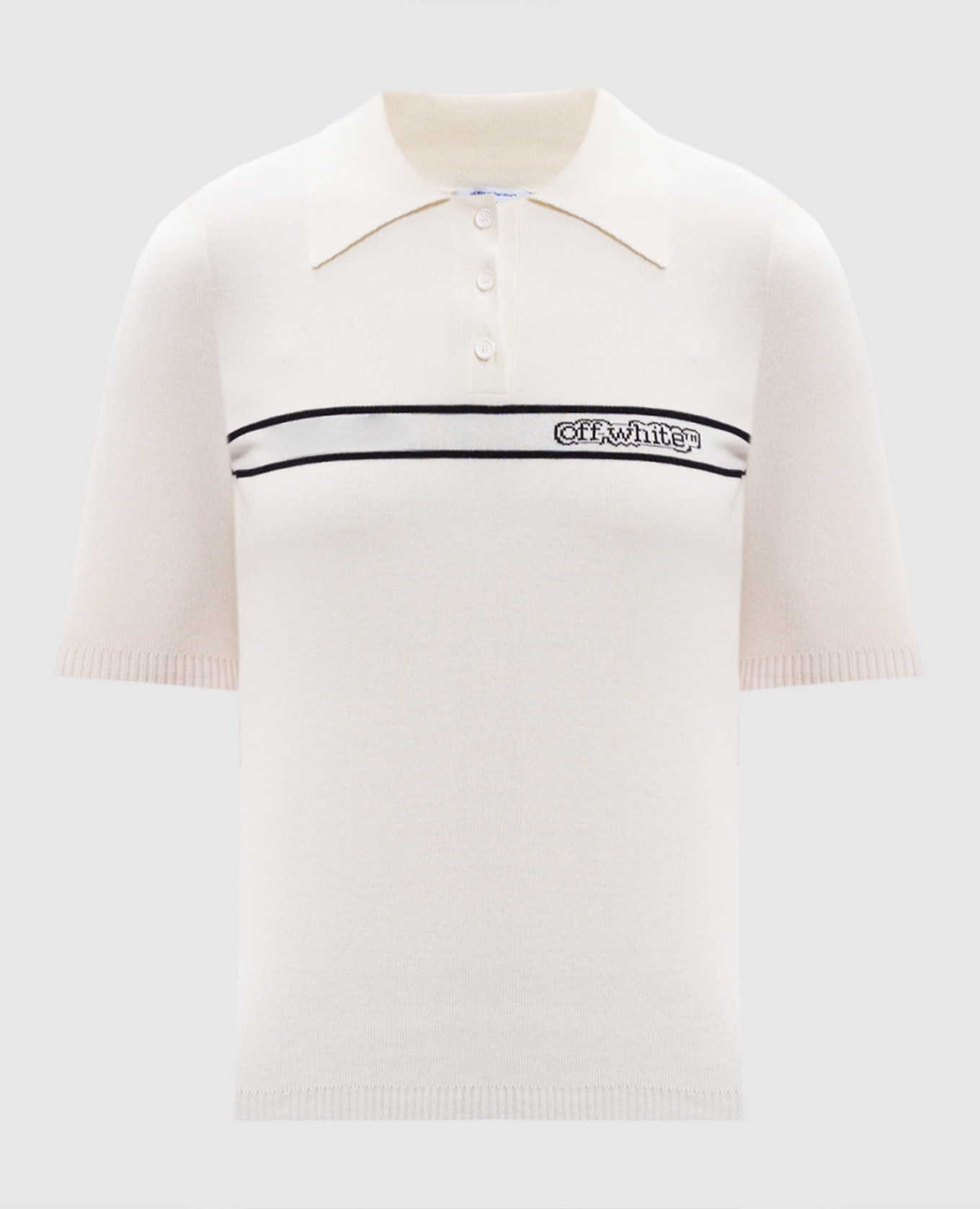 

White polo shirt with logo Off-White