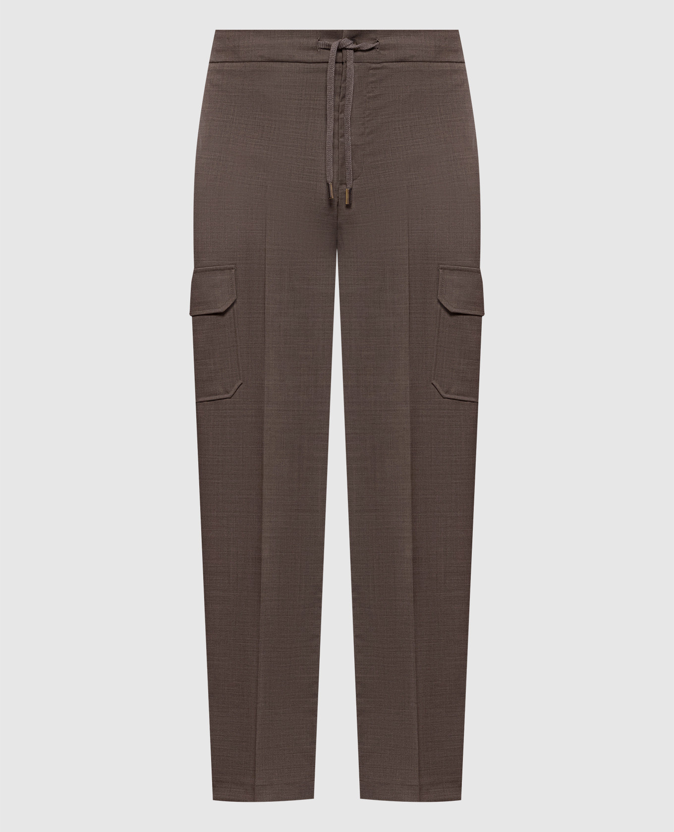 

Brown wool pants CAPOBIANCO