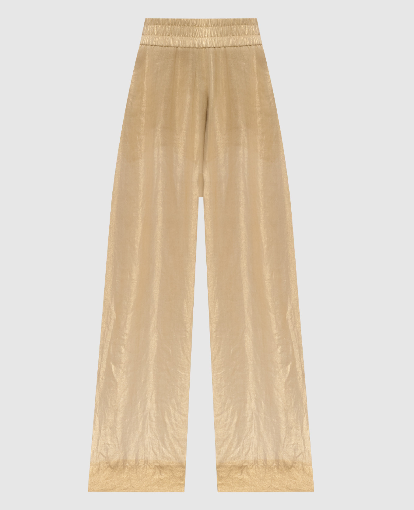 Beige framed pants Peserico