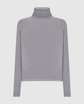 Max Mara EDUCATA gray wool and cashmere sweater EDUCATA