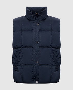 Peserico Blue down vest S0345306104