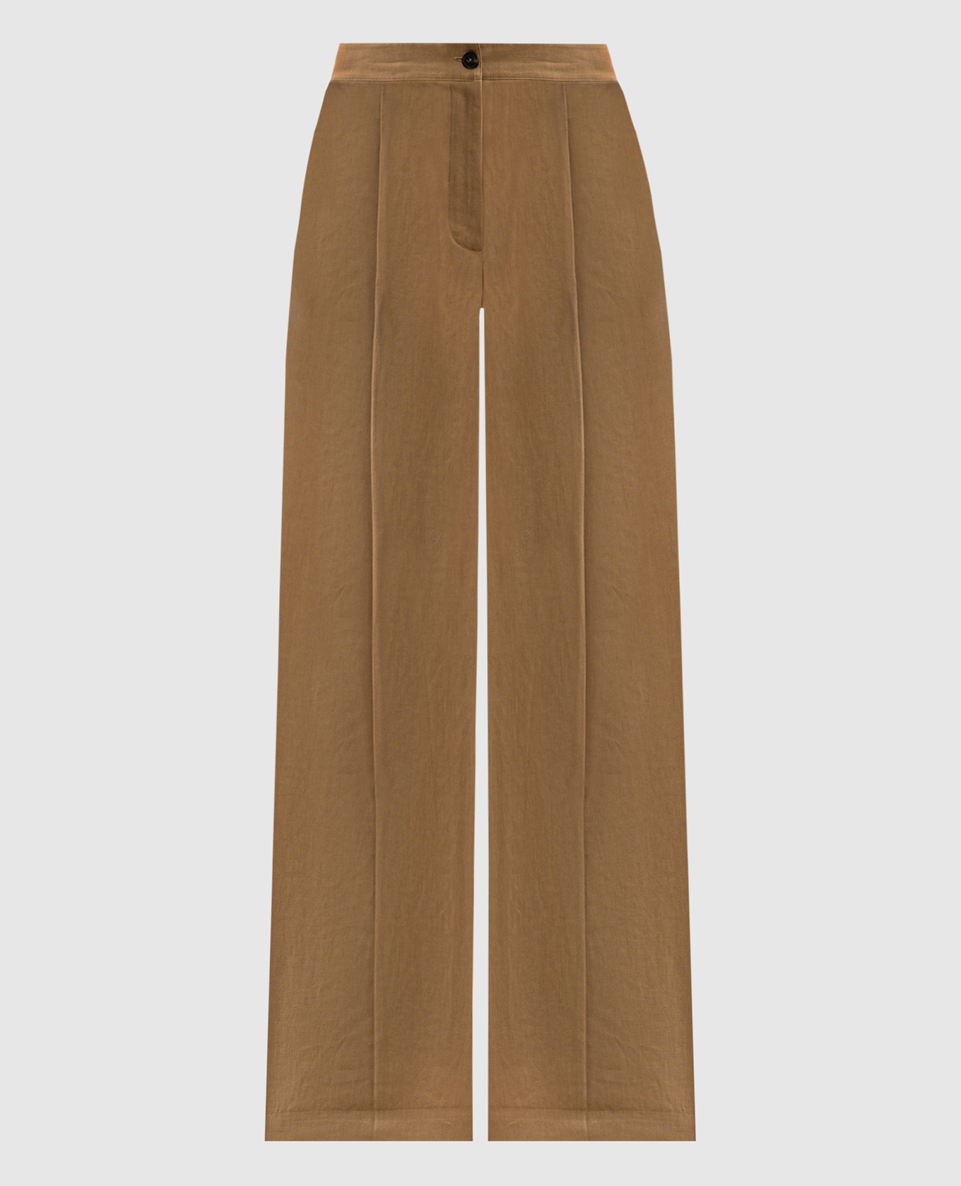 

Brown linen pants Yves Salomon