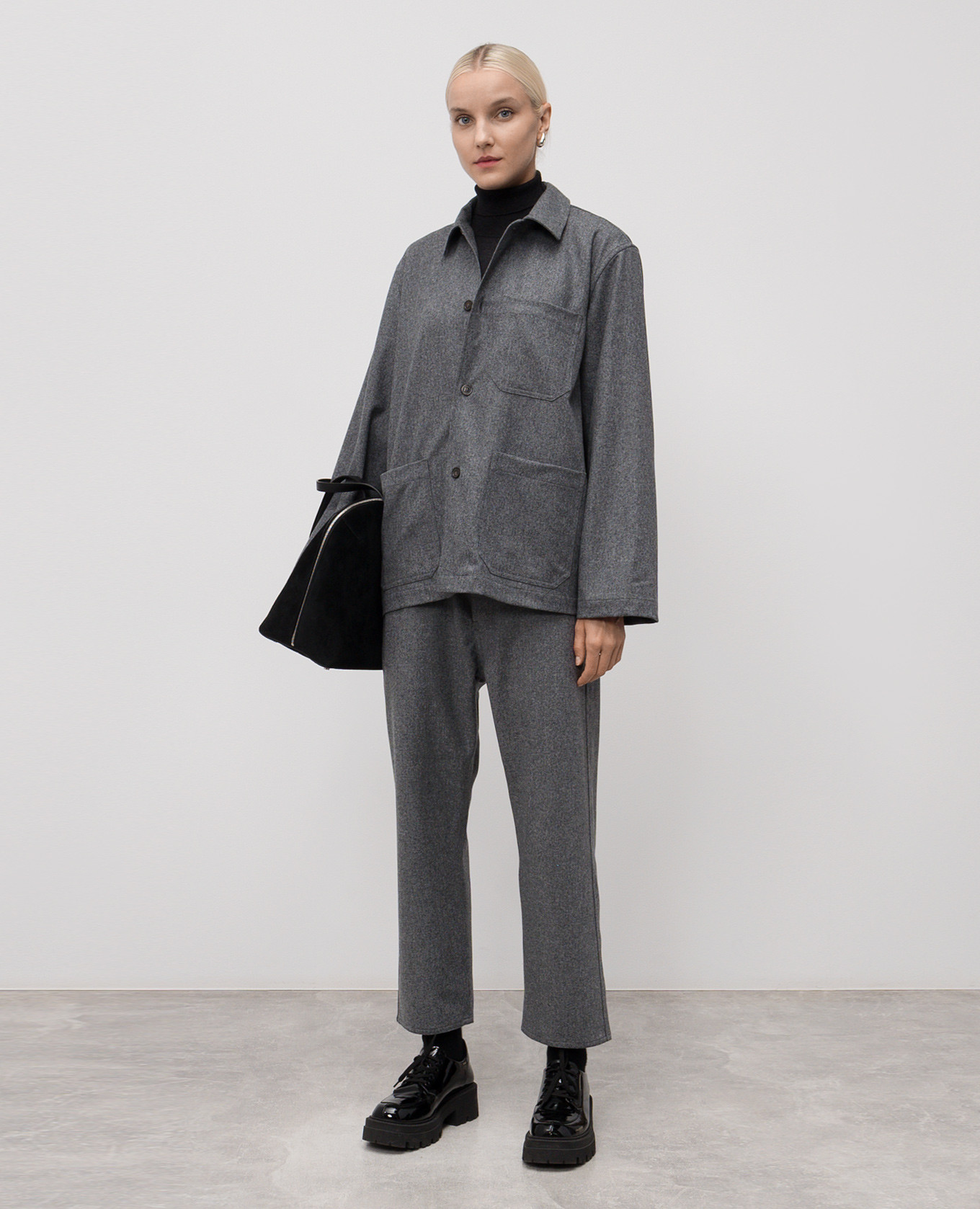 

Gray wool Pan pants Sofie D`Hoore, Grey