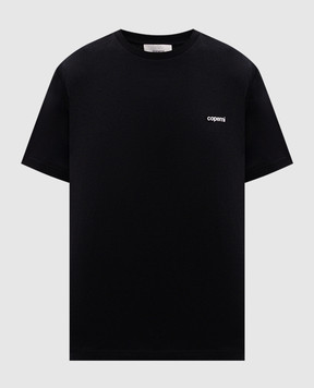 Coperni Camiseta negra con logo estampado COPJS03504