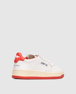 AUTRY Maison Kitsune MEDALIST white leather sneakers AULWMK02