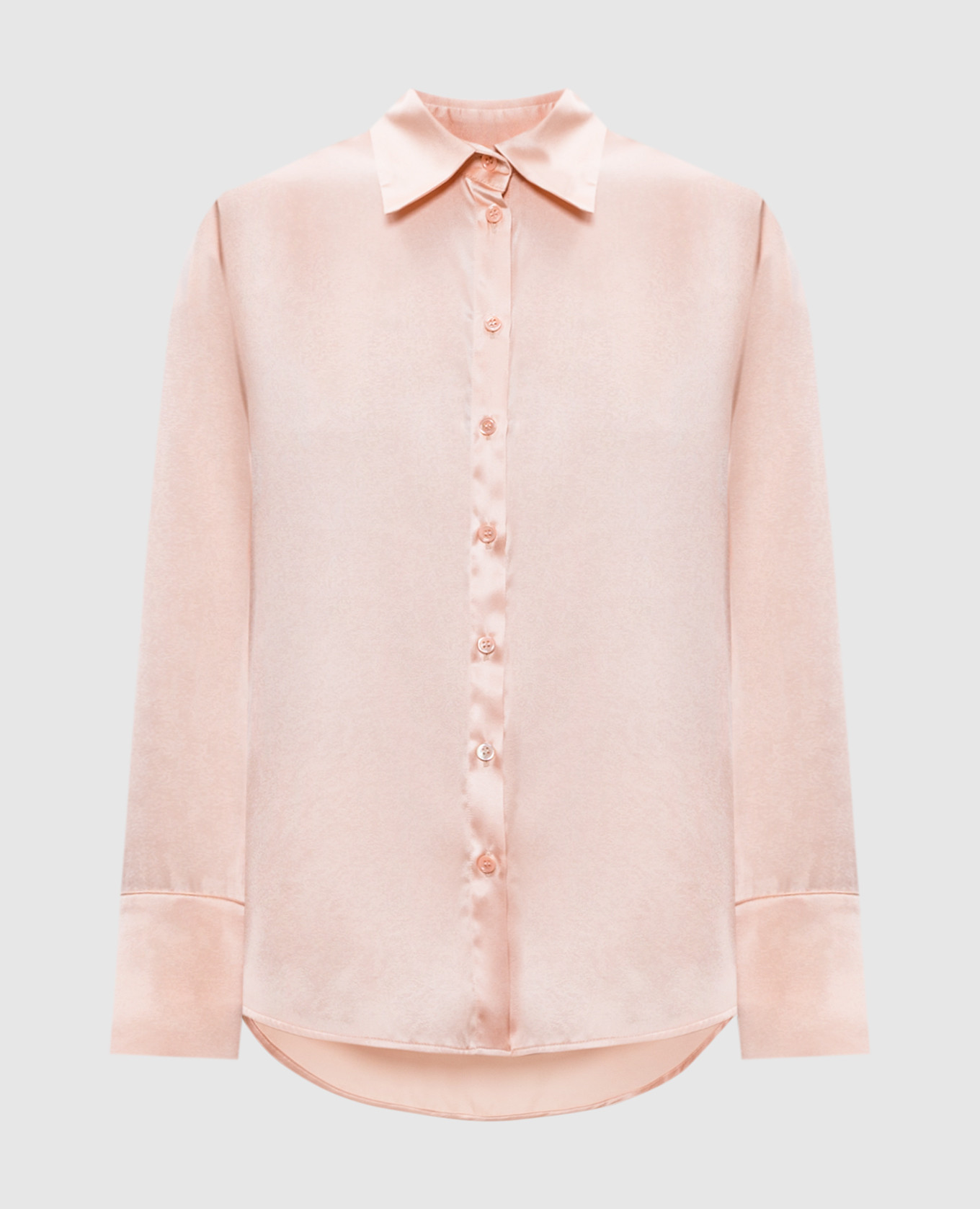 

Pink silk blouse Solotre