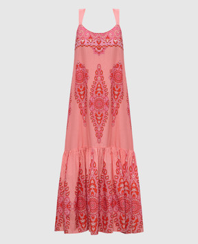 Etro Pink dress with printed silk WRHA0030AK758