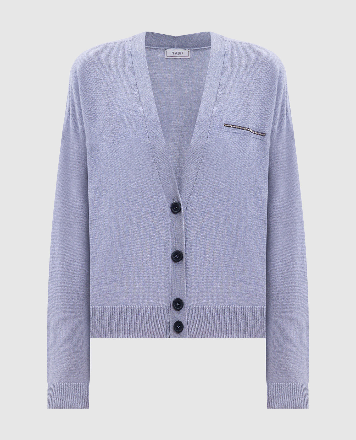 Gray cashmere cardigan Peserico