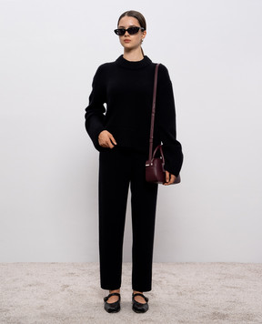 LISA YANG Sonya black cashmere pants 2024244
