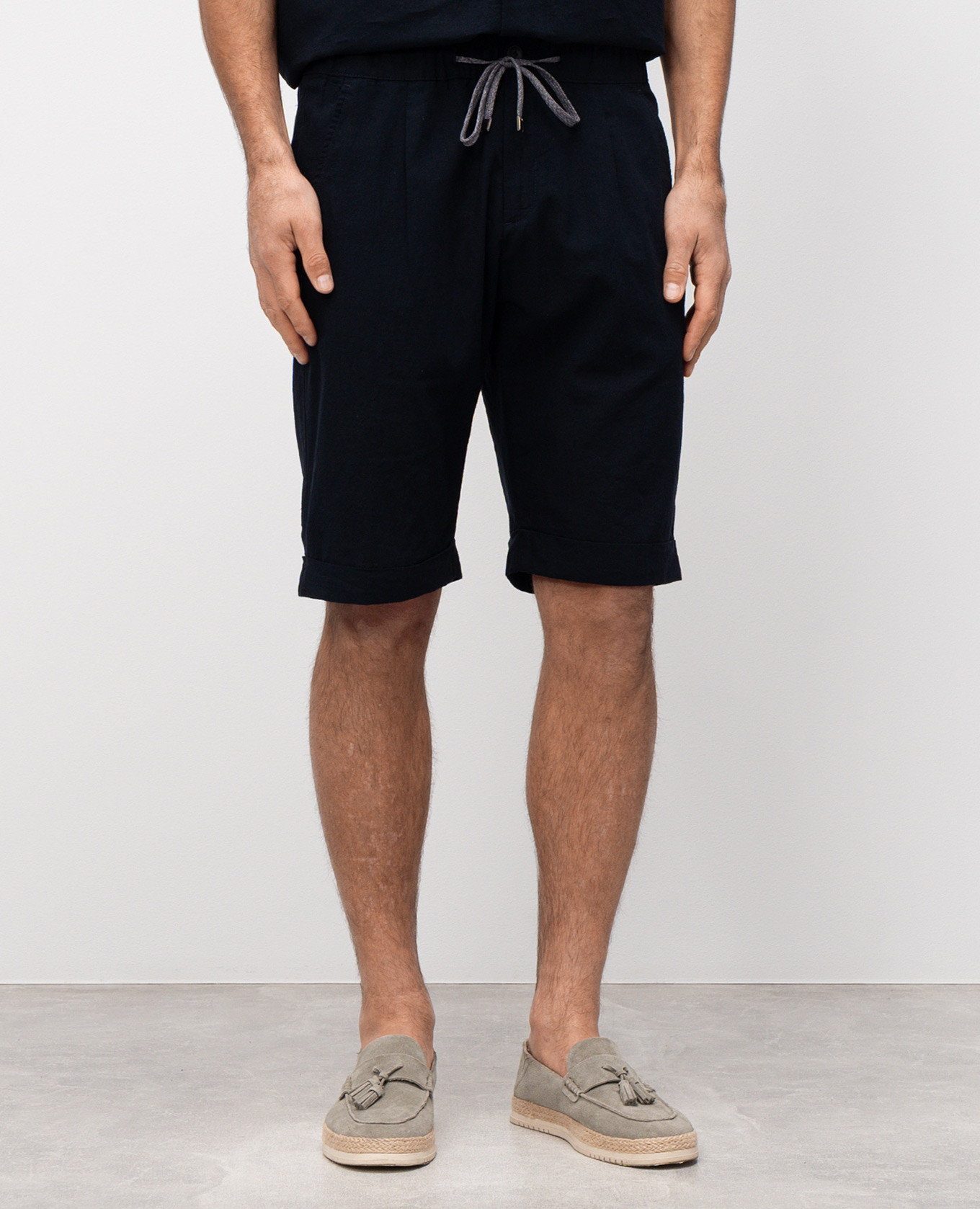 

Blue linen shorts Cashmere&Whiskey