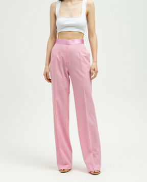 Nensi Dojaka High rise pink pants NDSS24TRS049