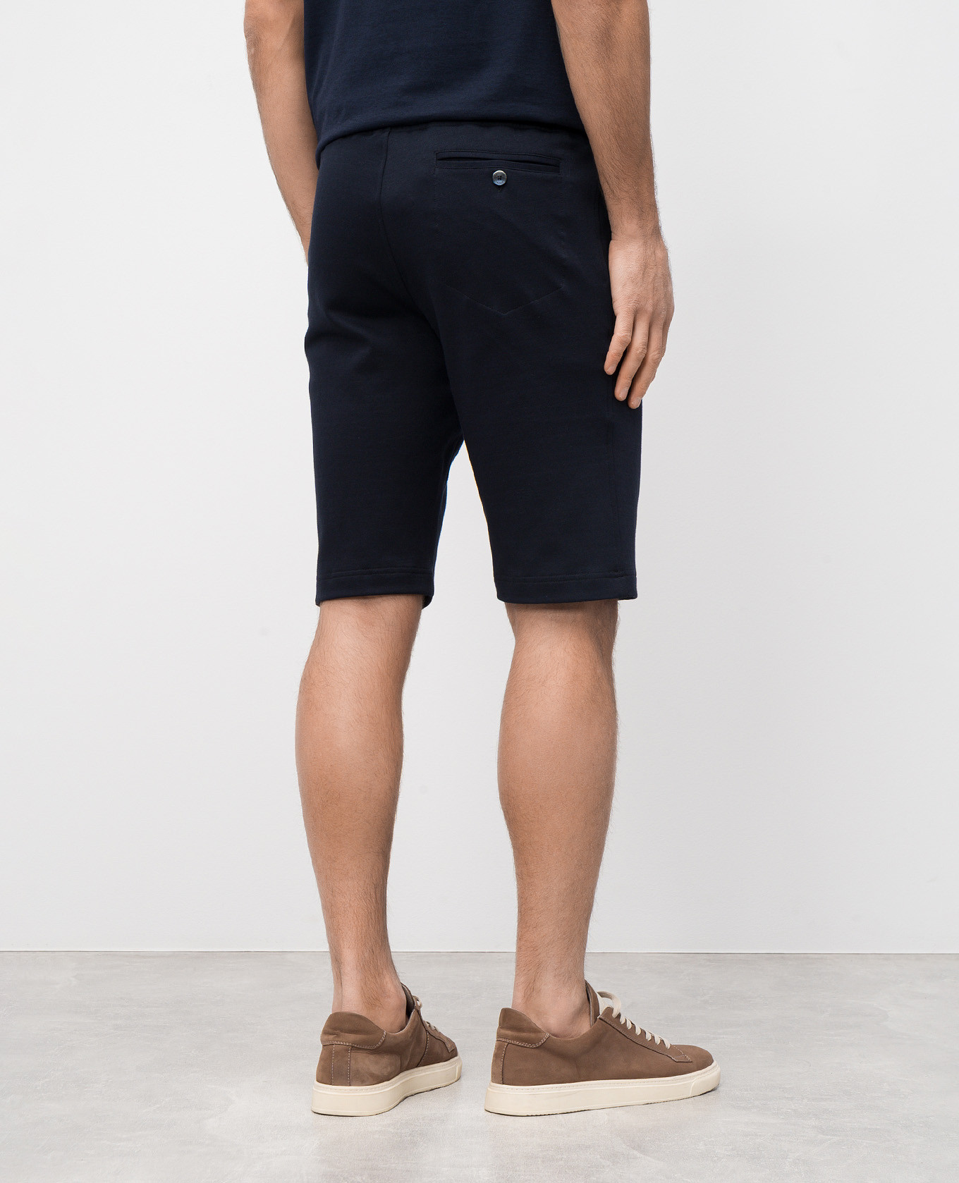 

Blue shorts with emblem CAPOBIANCO