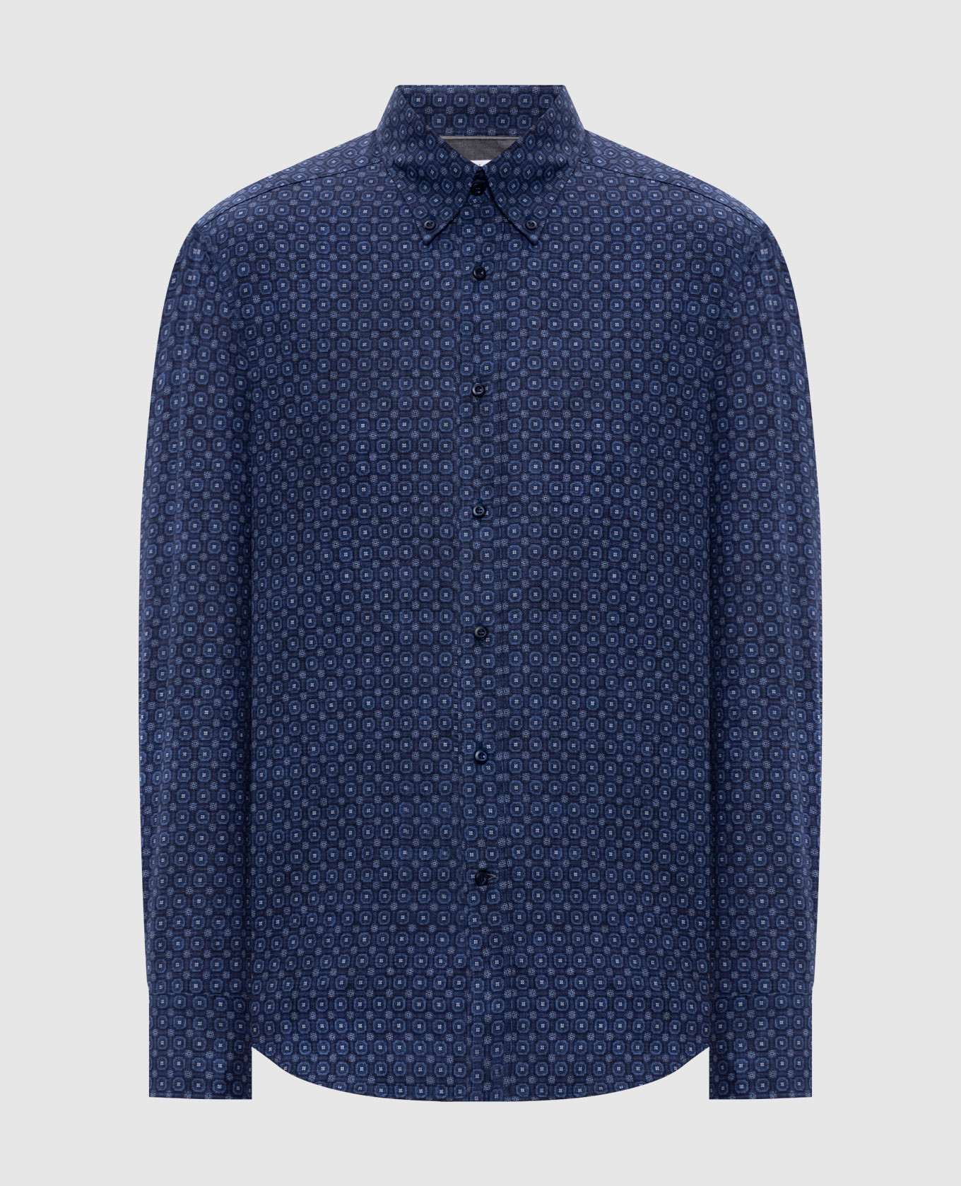 

Blue patterned shirt Brunello Cucinelli