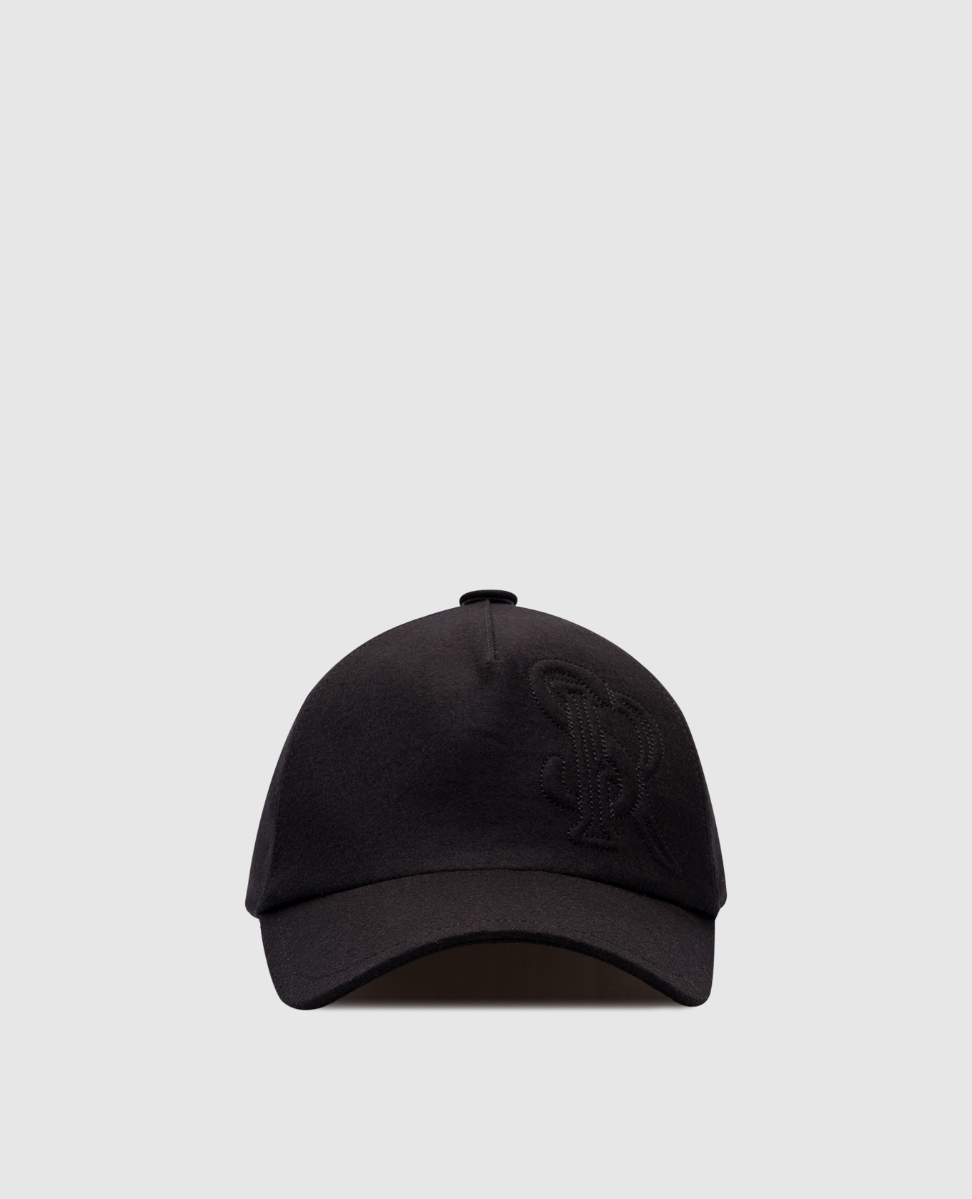 

Black wool and cashmere cap Stefano Ricci