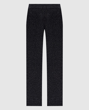 Peserico Grey wool and cashmere pants with lurex S94108F07Y09160