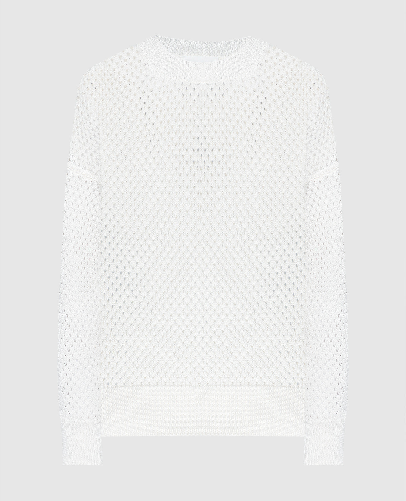 

White openwork jumper Solotre