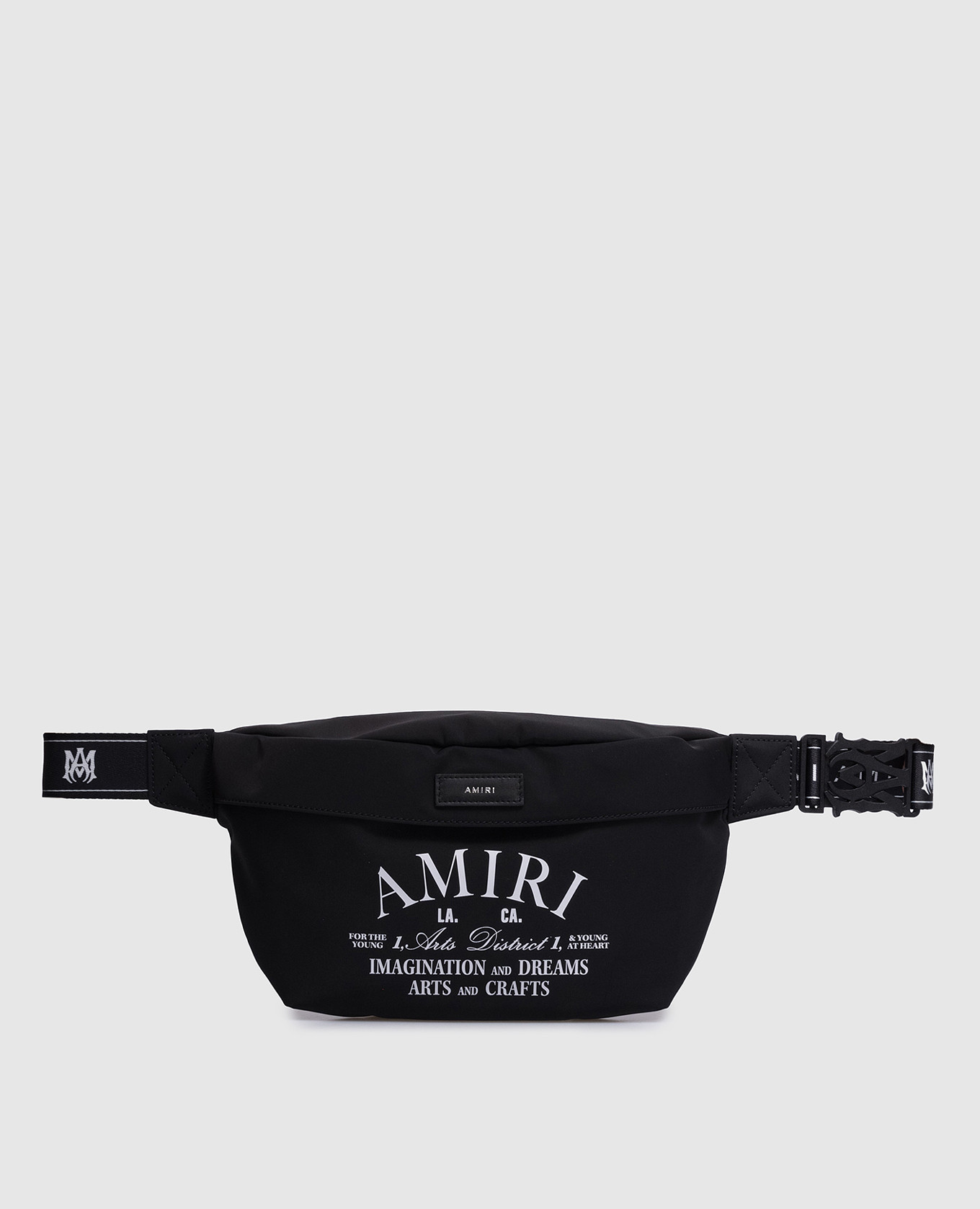 

ARTS DISTRICT black logo print waist bag AMIRI