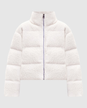Simonetta Ravizza Bessy white wool jacket F05JA377T105