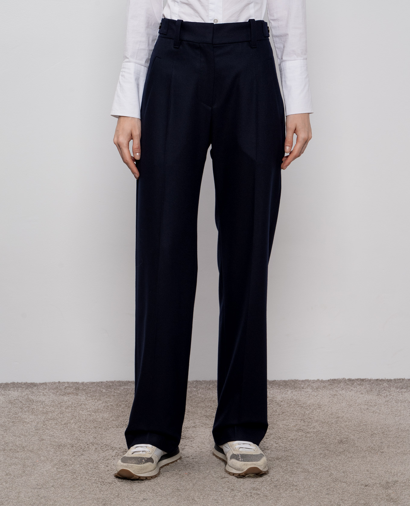 

Blue wool pants Brunello Cucinelli