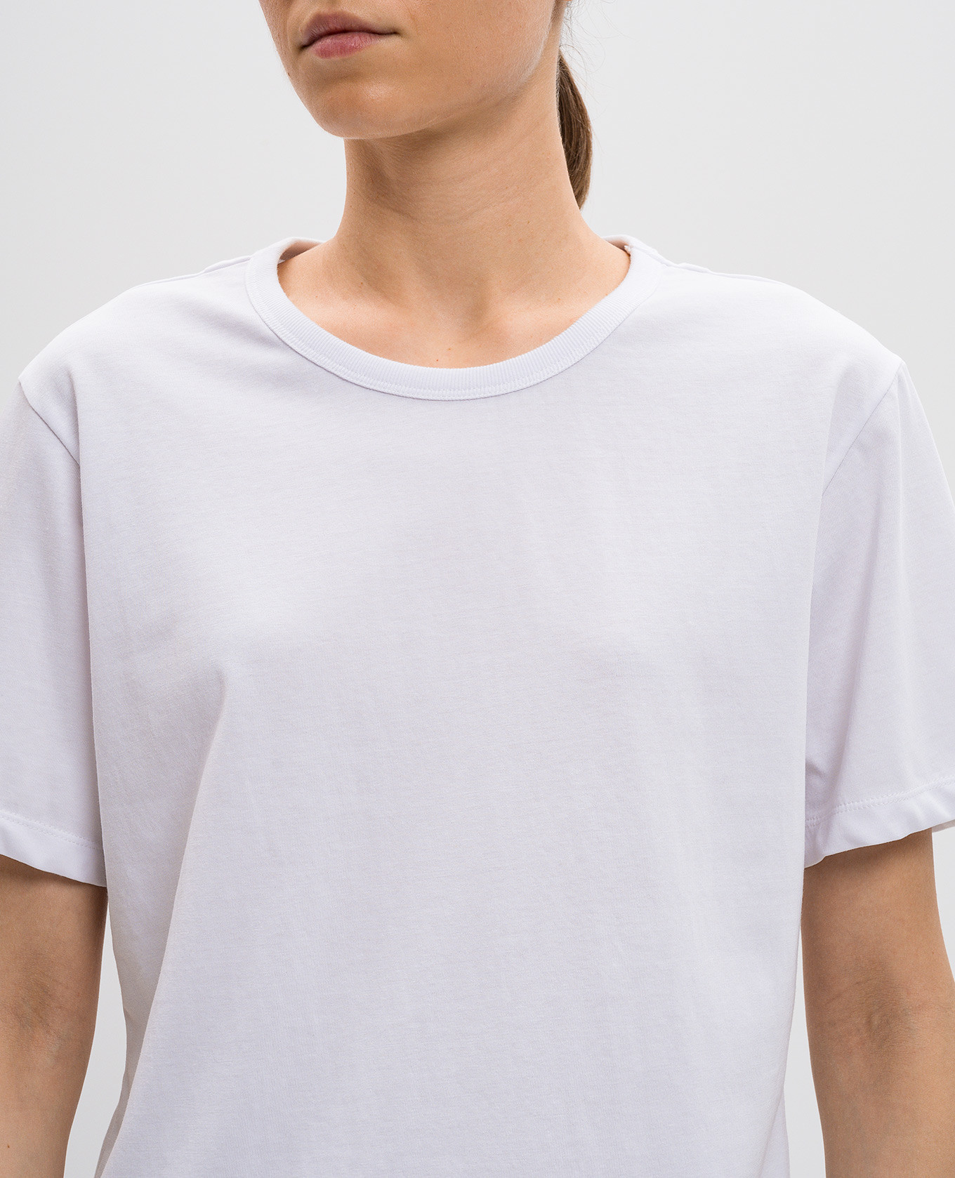 

White T-shirt with logo Juun.j