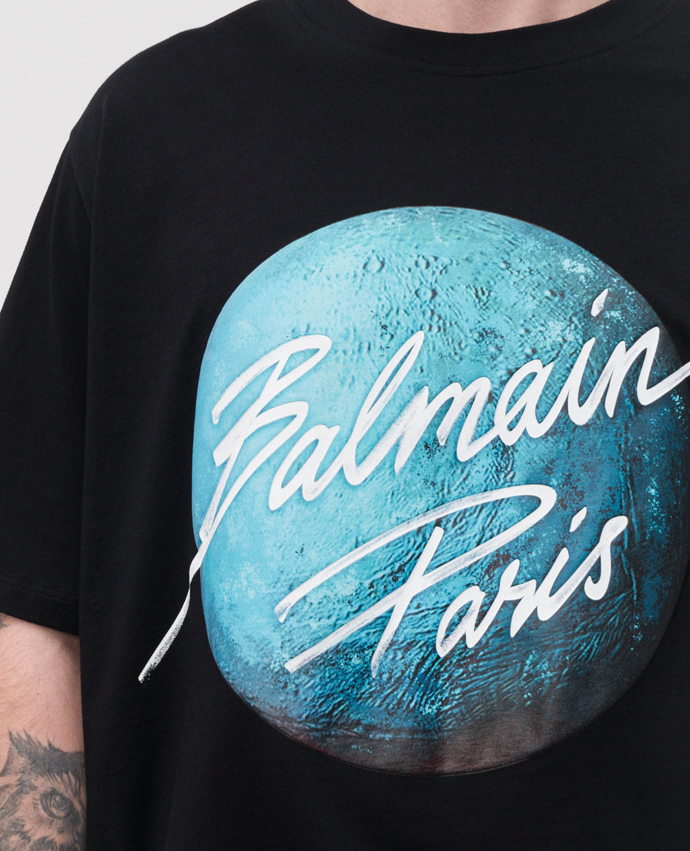 

Black T-shirt with print Balmain