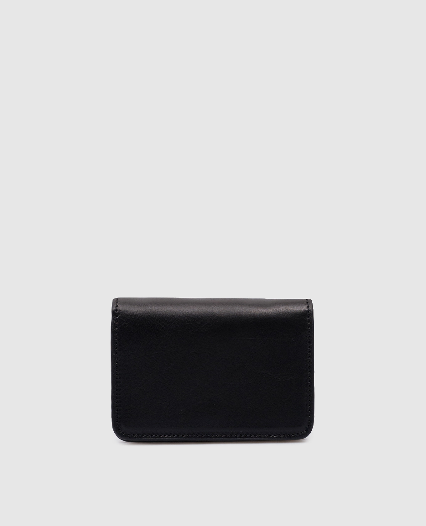 

Lulu Black Leather Wallet Ann Demeulemeester