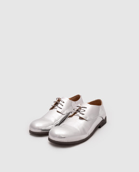 Marsell Capozucca silver leather derby shoes MW8296ABP035