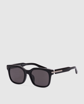 Alexander McQueen Black City T-Bar Sunglasses 821681J0749
