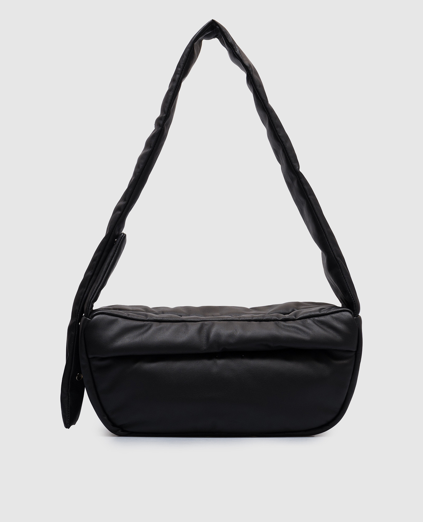 

Black leather bag Oil with blown effect Y`S Yamamoto