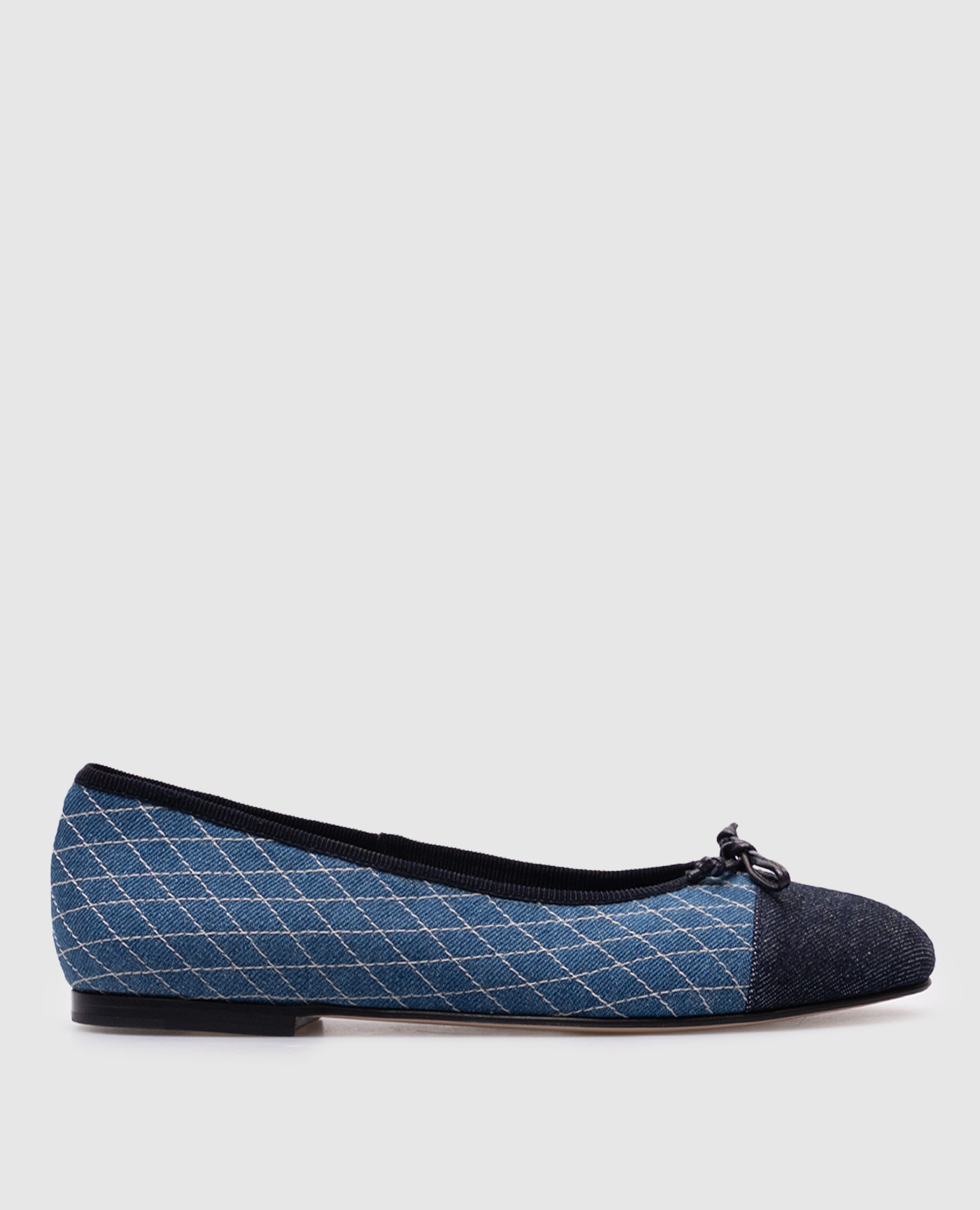 

Blue ballet flats with applique Babe Pay Pls