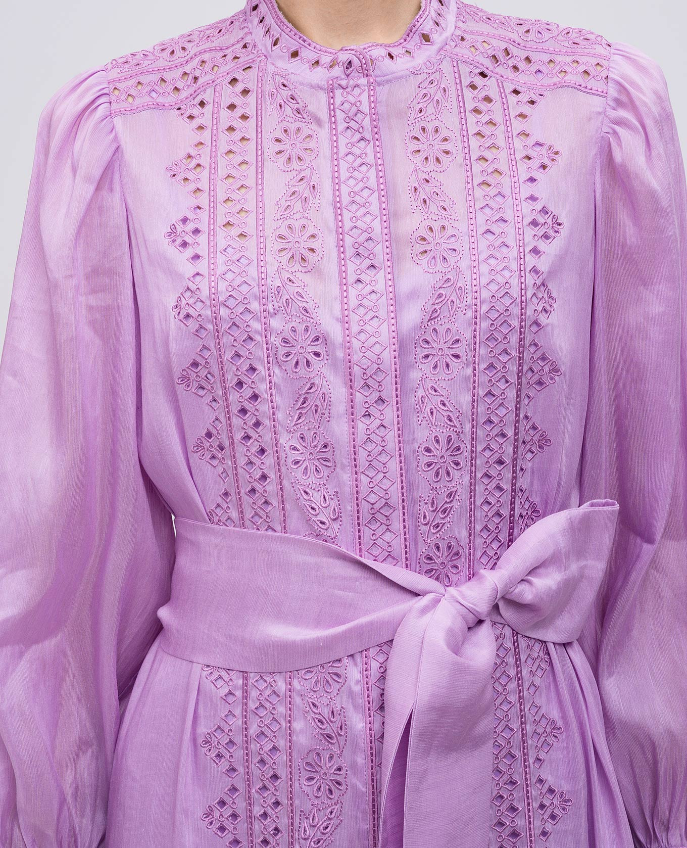 

Harli purple linen and silk mini dress Christy Lynn, Violet