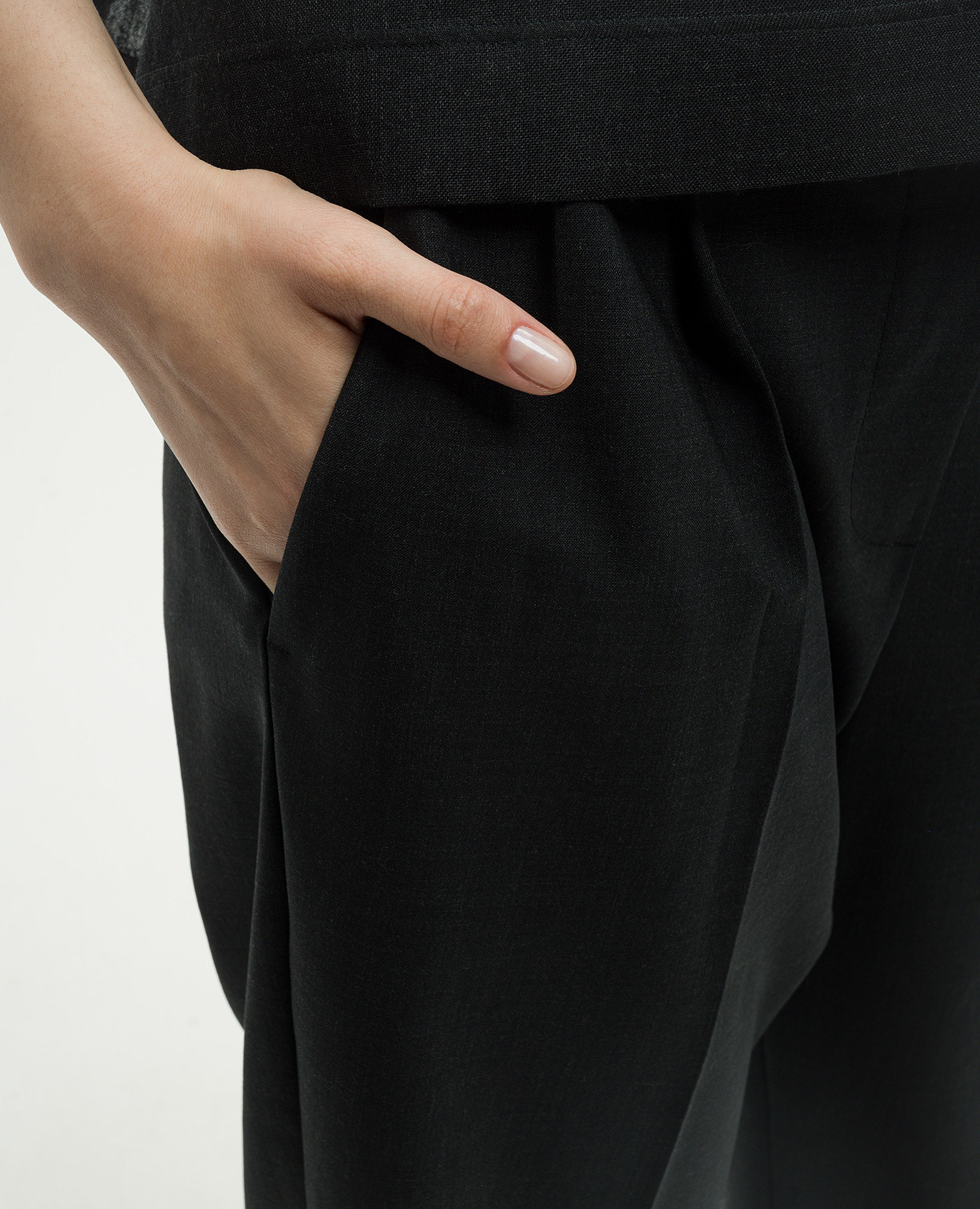 Black pants with wool Brunello Cucinelli 5